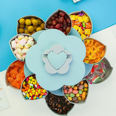 ROTATING FLOWER SNACK BOX